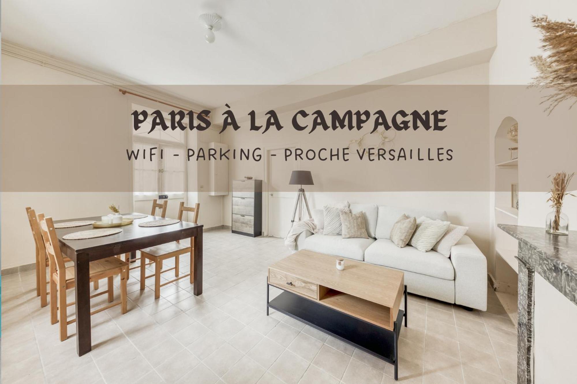 Paris A La Campagne-Parking Gratuit-Proche Versailles La Queue-les-Yvelines 외부 사진